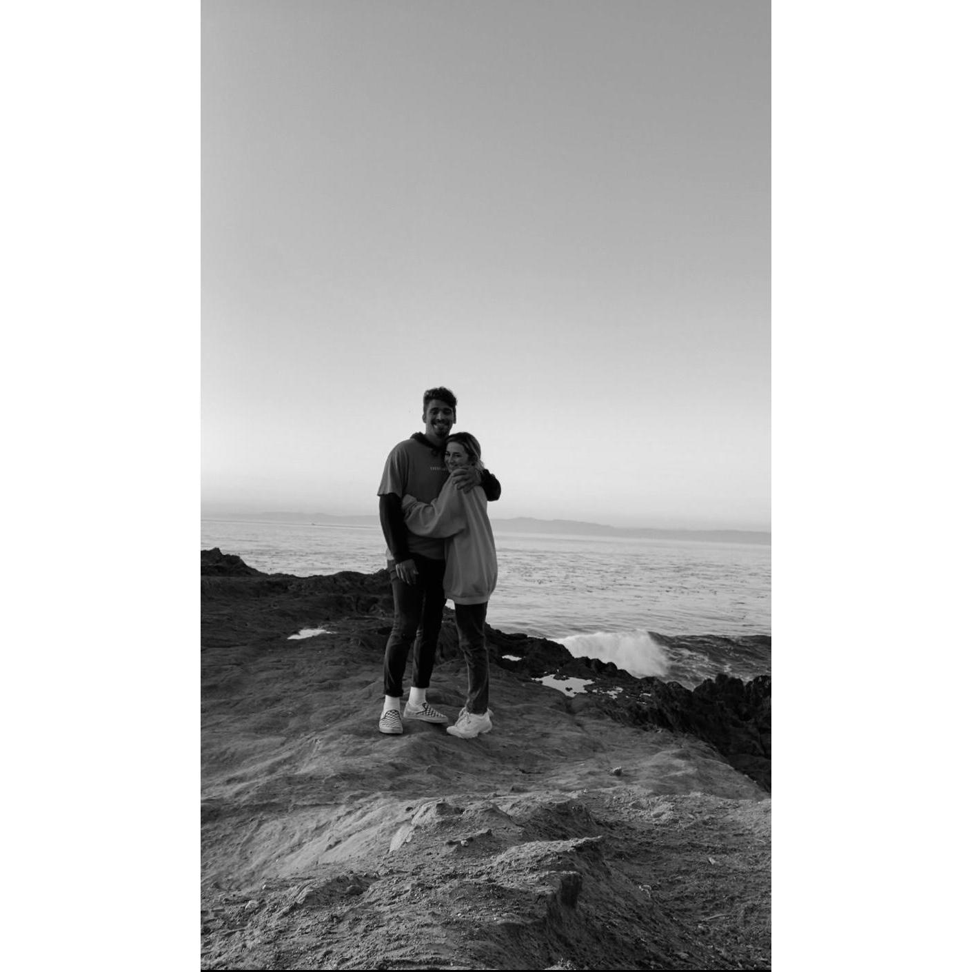 October 2020: We both settled into our homes in California! Brennan resided in Huntington Beach, Kiley in San Diego (Santa Monica Bay, California)