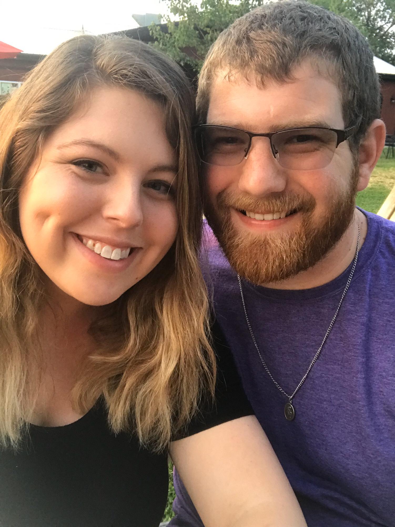 A trip to LaChance Winery to mark their first anniversary dating.