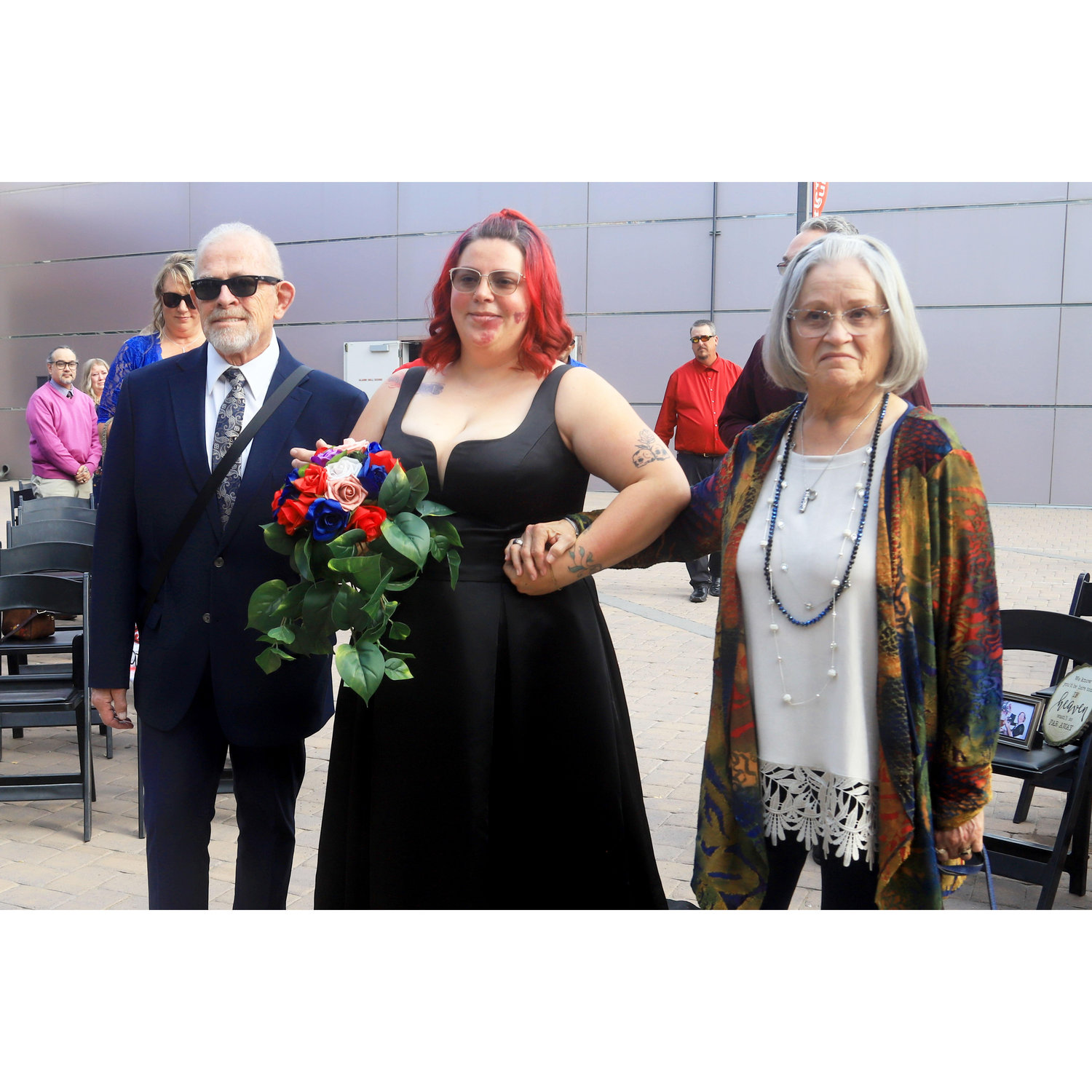 Grandma and Grandpa with the Bride