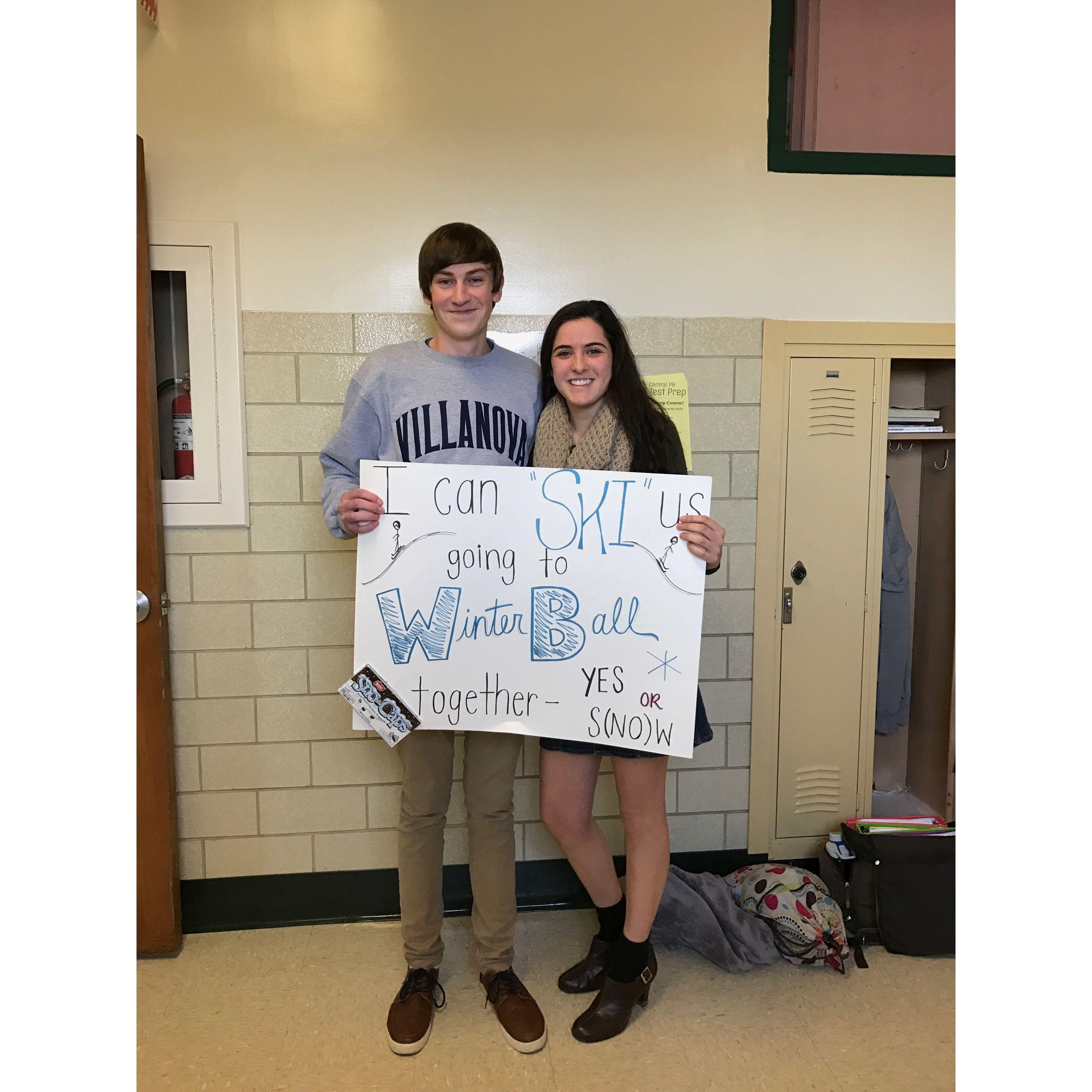 way back in 2017 Sophie had to make the first move