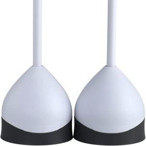 Clorox Toilet Plunger with Hideaway Caddy, Set of 2 – Bathroom Organizers & Storage, Plunger with Holder