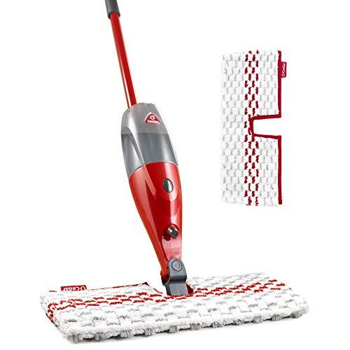 O-Cedar ProMist MAX Microfiber Spray Mop with 4 Extra Refills, Red