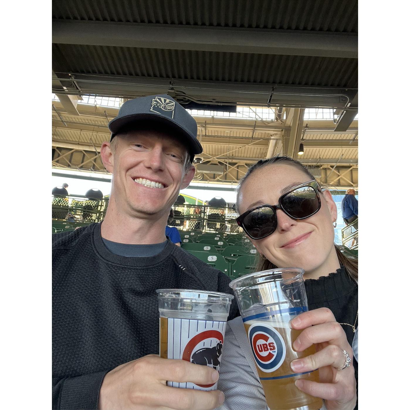 First cubs game as Chicago residents - May 2025