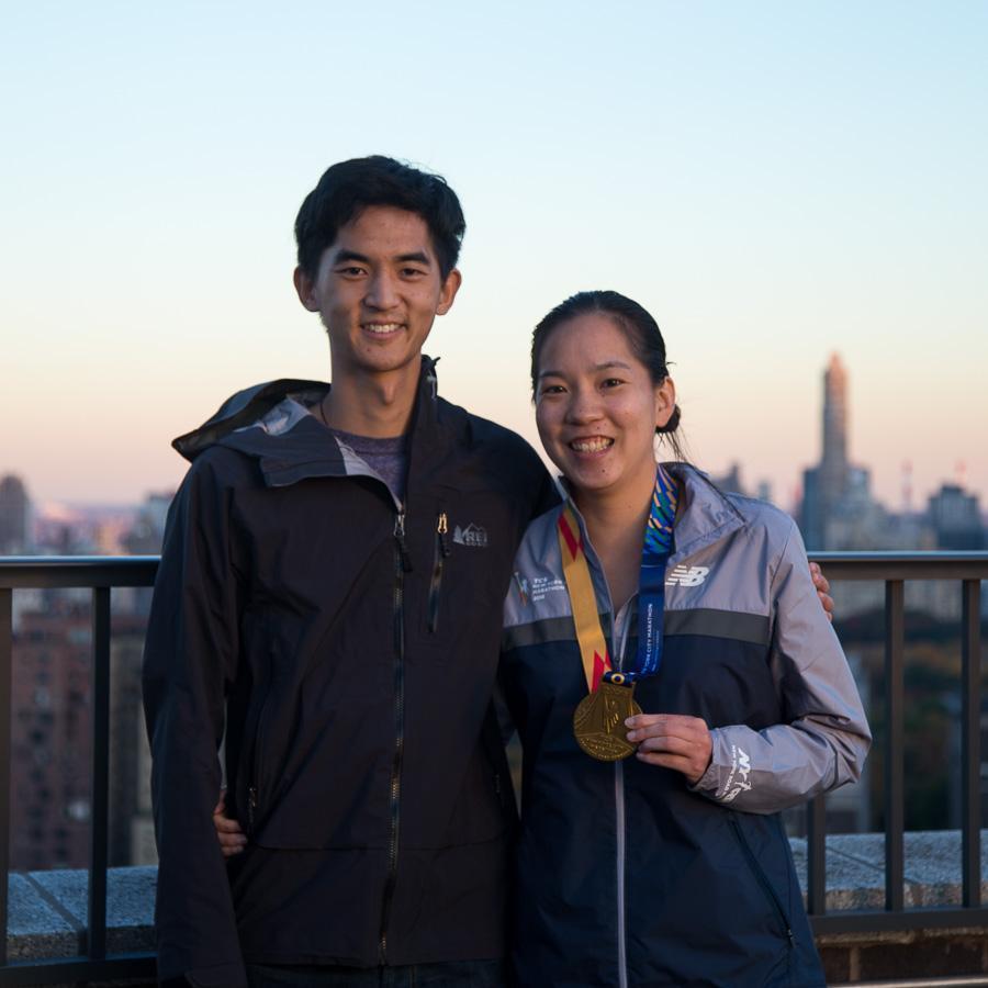 11/4/18, NYC. Katie runs the marathon.