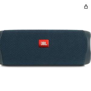 JBL FLIP 5, Waterproof Portable Bluetooth Speaker, Blue, 3.6 x 3.6 x 8.5