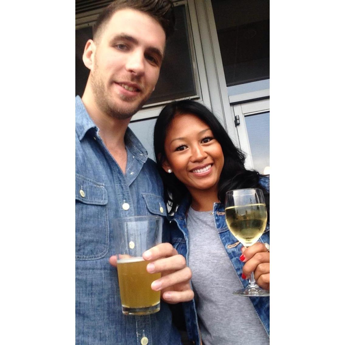 The first time George visited Sacramento Raedawn took him to San Francisco.  They had a romantic dinner at the Hog Island Oyster Co. near the Bay Bridge.  It was a perfect night.