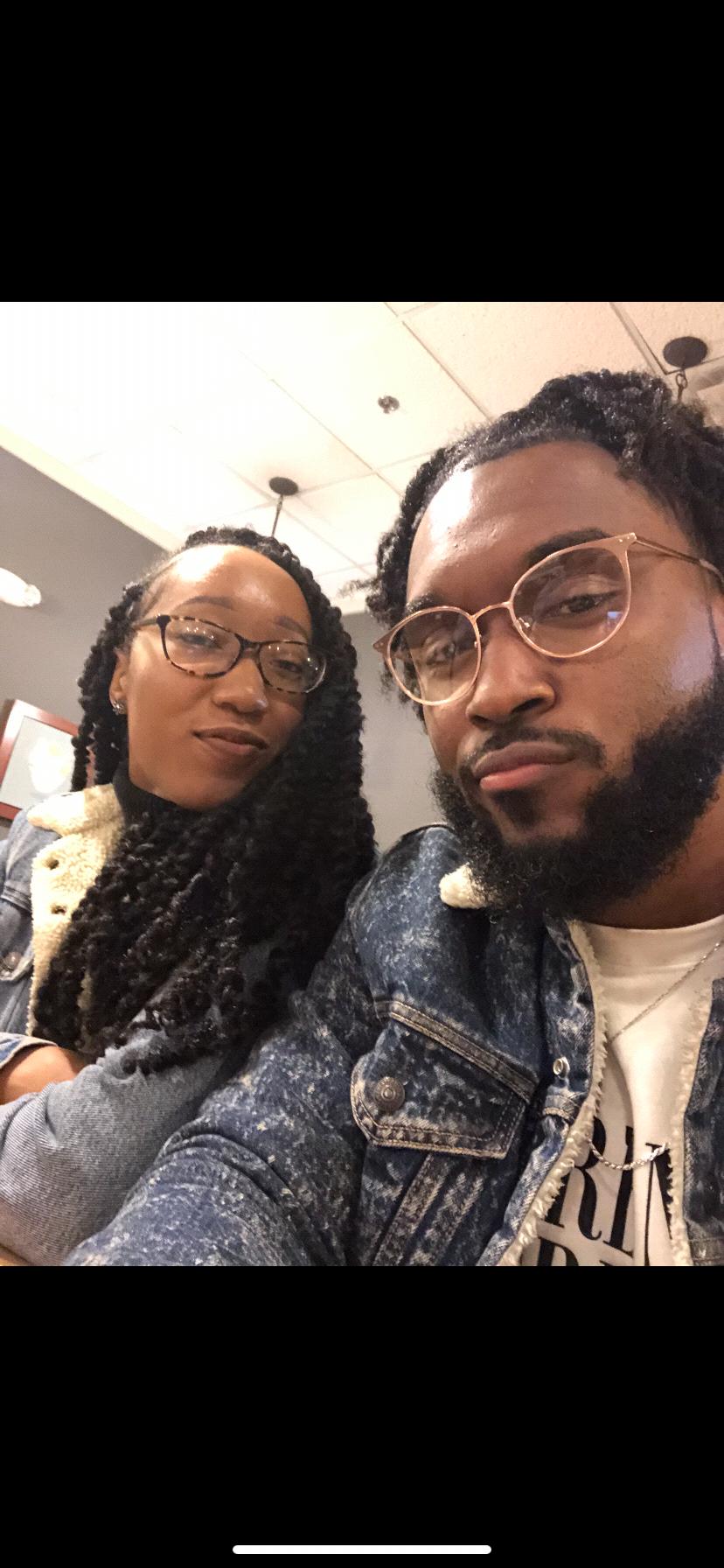 Jordan decided to put on glasses and snap a picture so I would feel less "dorky" in mine.
-Maya
(Dec. 2019)