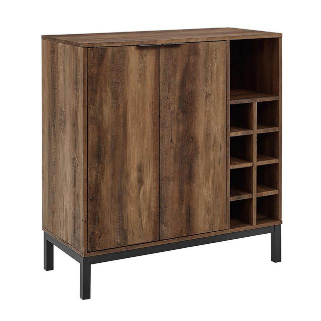 Ultimate Wine Storage Bar Cabinet Reclaimed Barnwood - Saracina Home