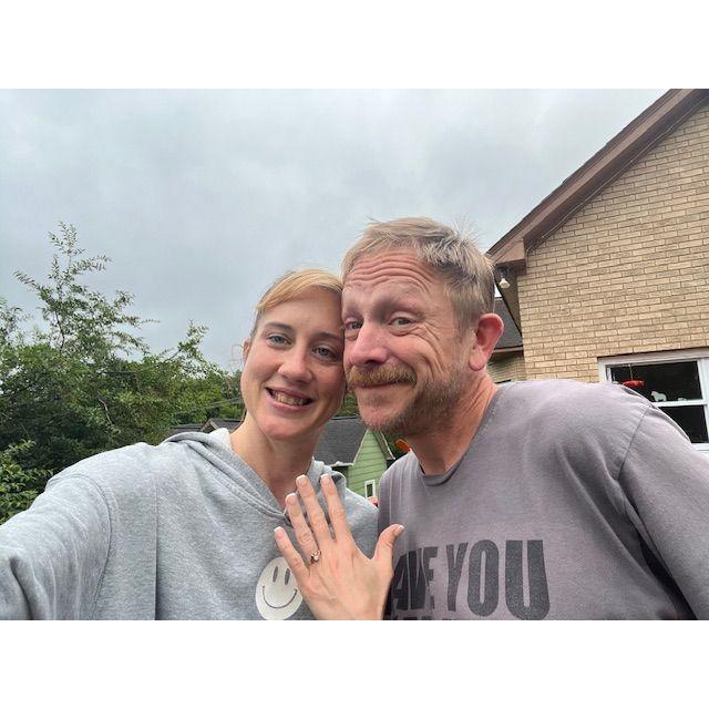 The day we got engaged. 7/27/24