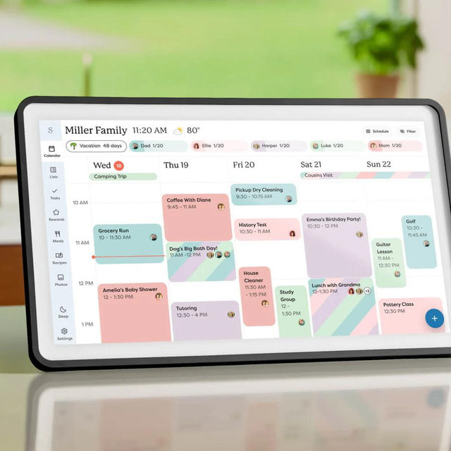 The Skylight Calendar 2 (Classic/Black) with Plus Plan | Skylight