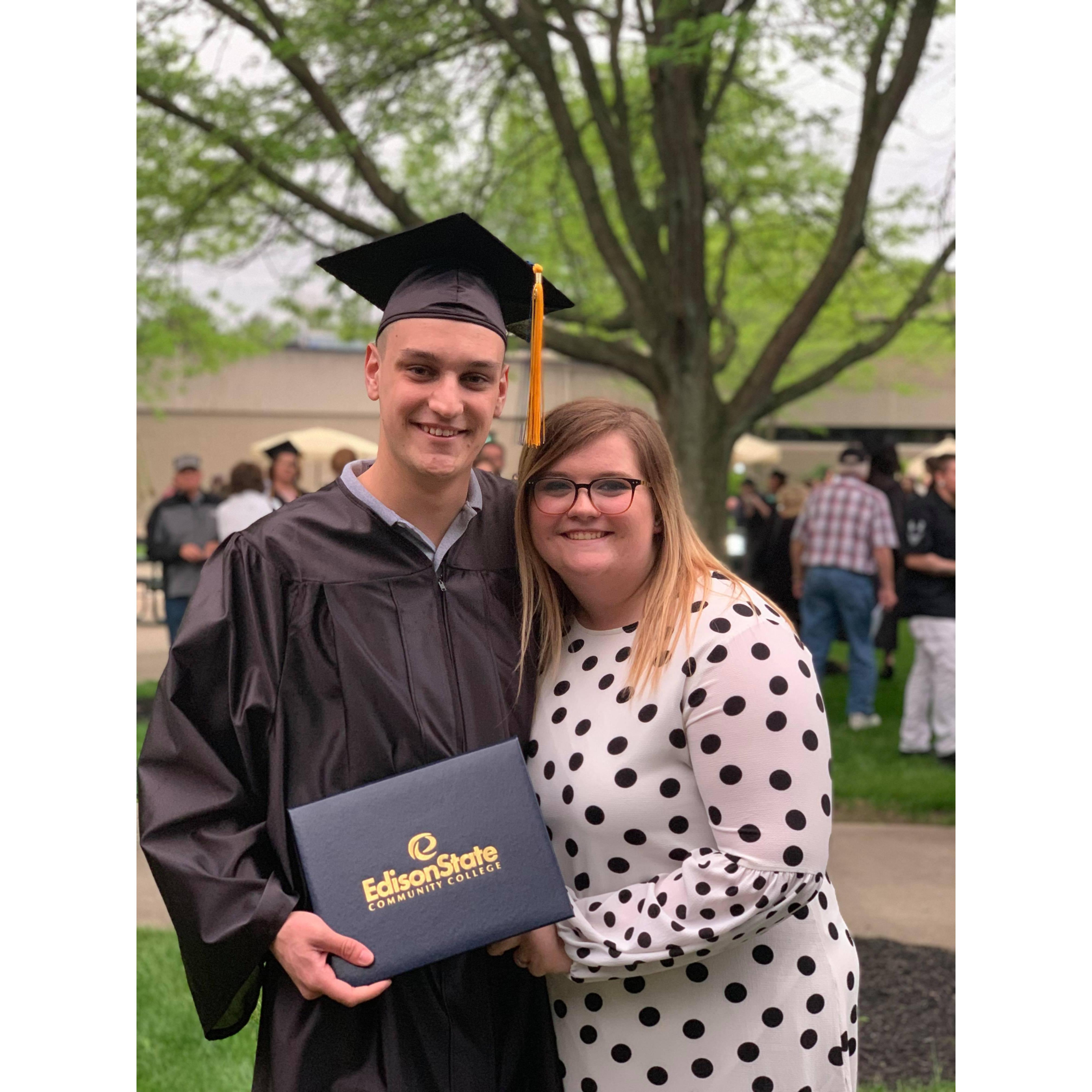Conner's college graduation - 2019