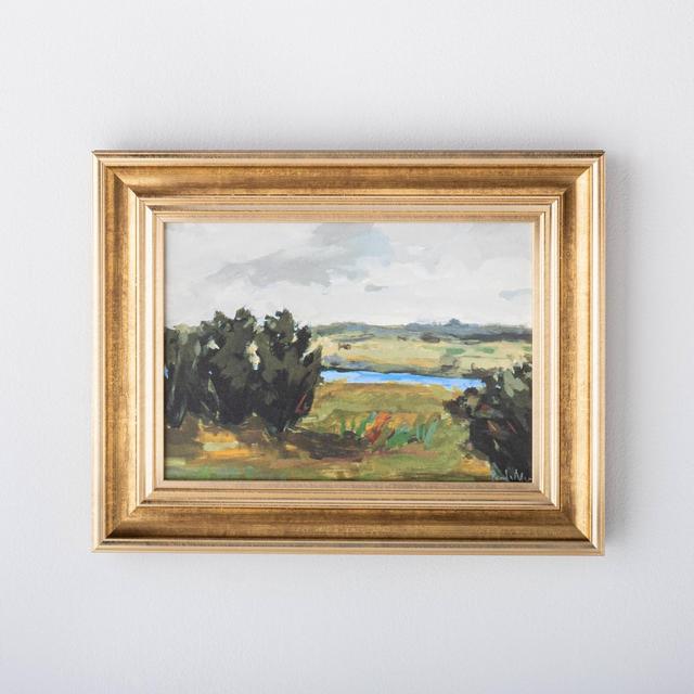 11" x 14" Framed Canvas with Molding Antique - Threshold™ designed with Studio McGee