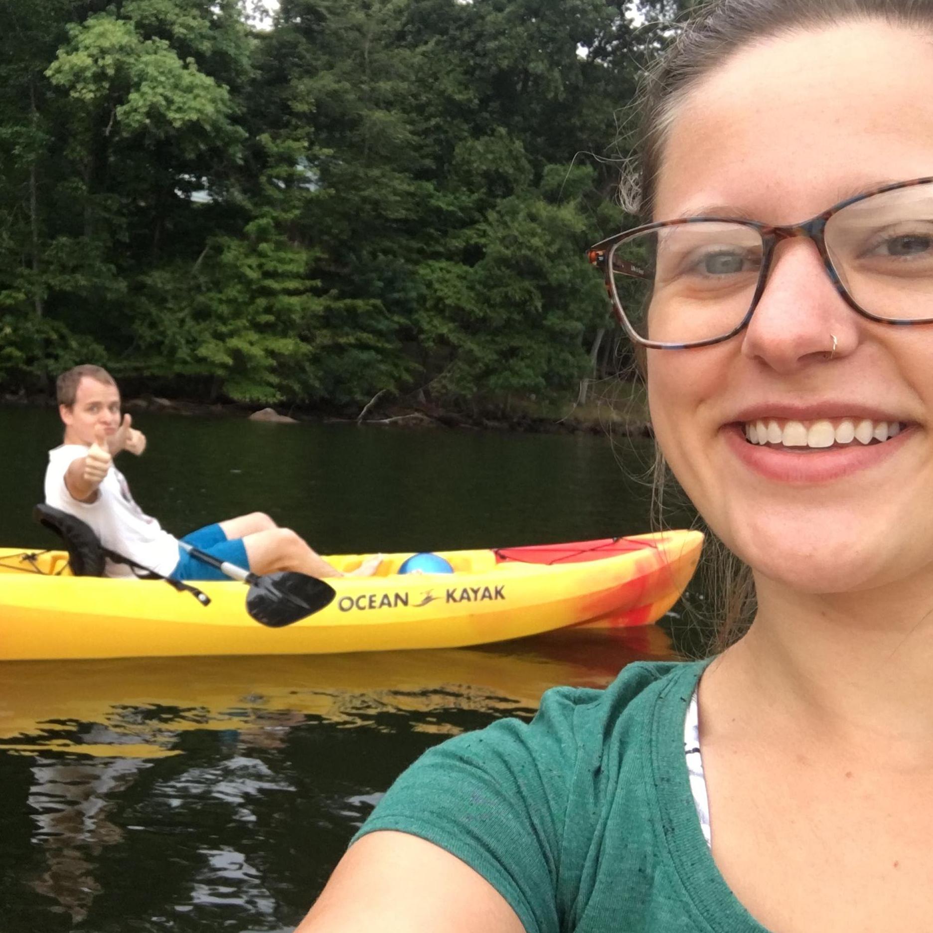We love kayaking!