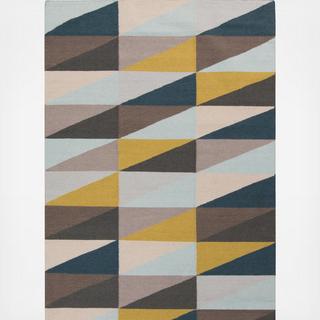 Frontier Flatweave Triangular Rug