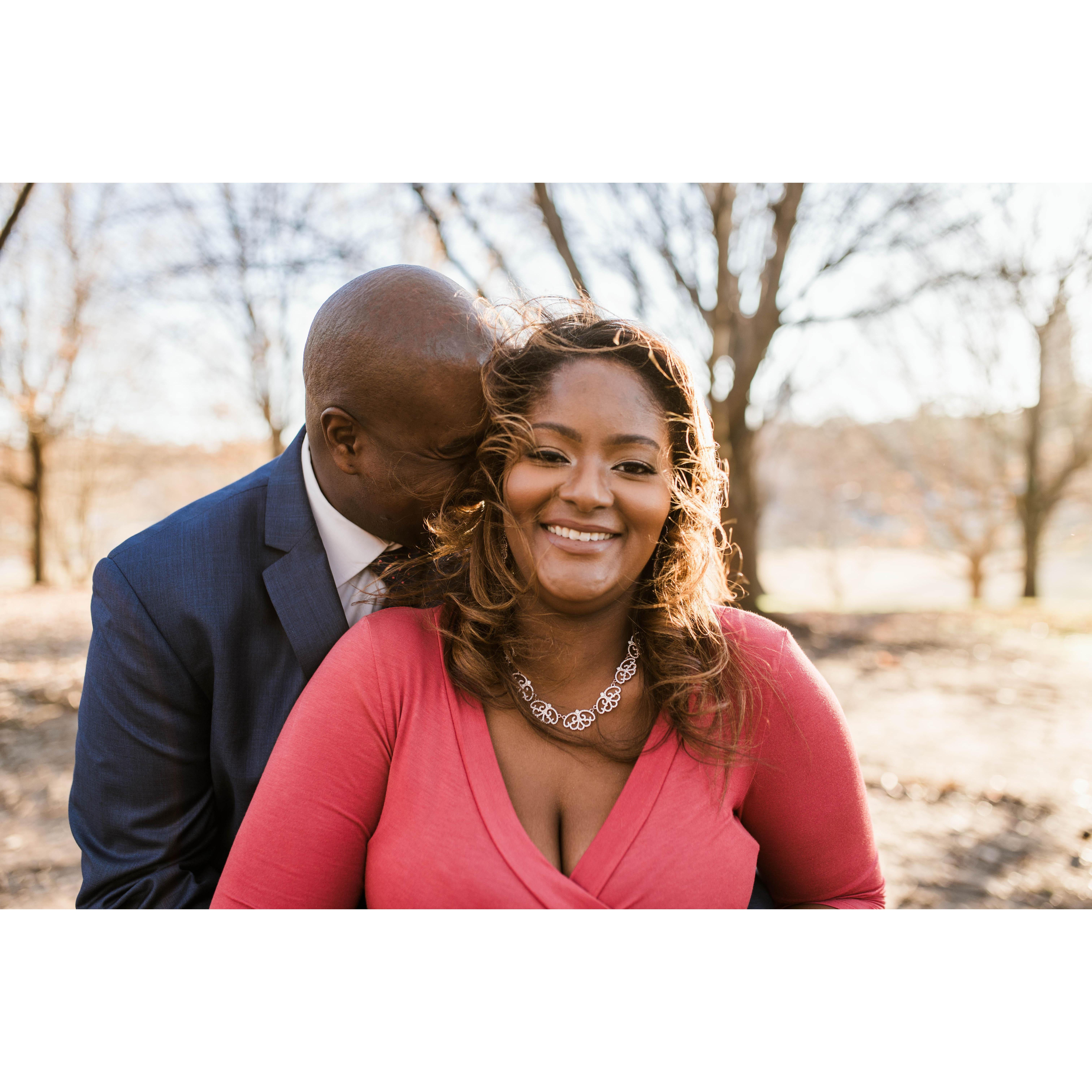 Engagement photo foolery