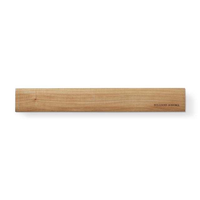 Williams Sonoma Wooden Magnetic Knife Holder Bar, Maple, 18"