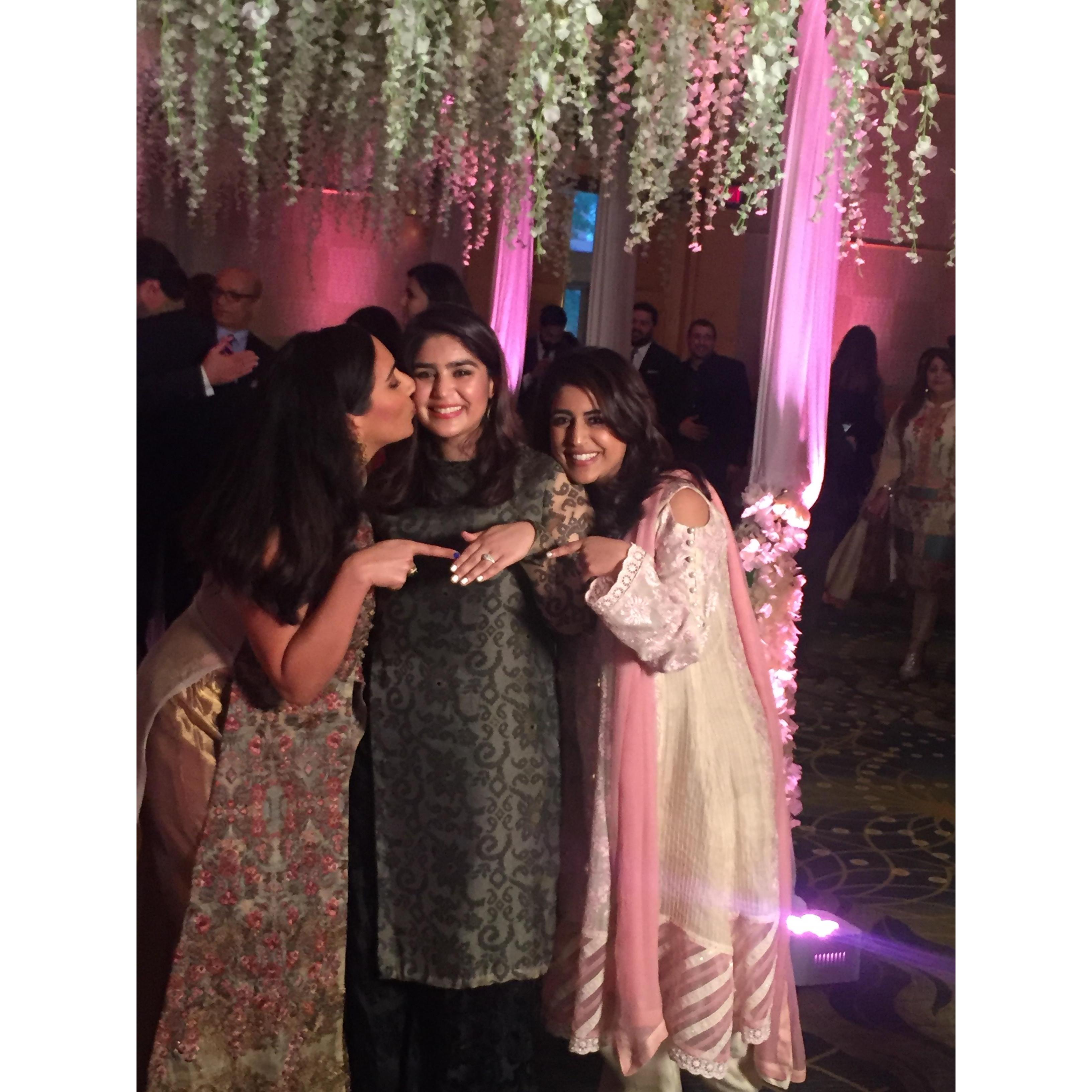 First night out after the engagement!