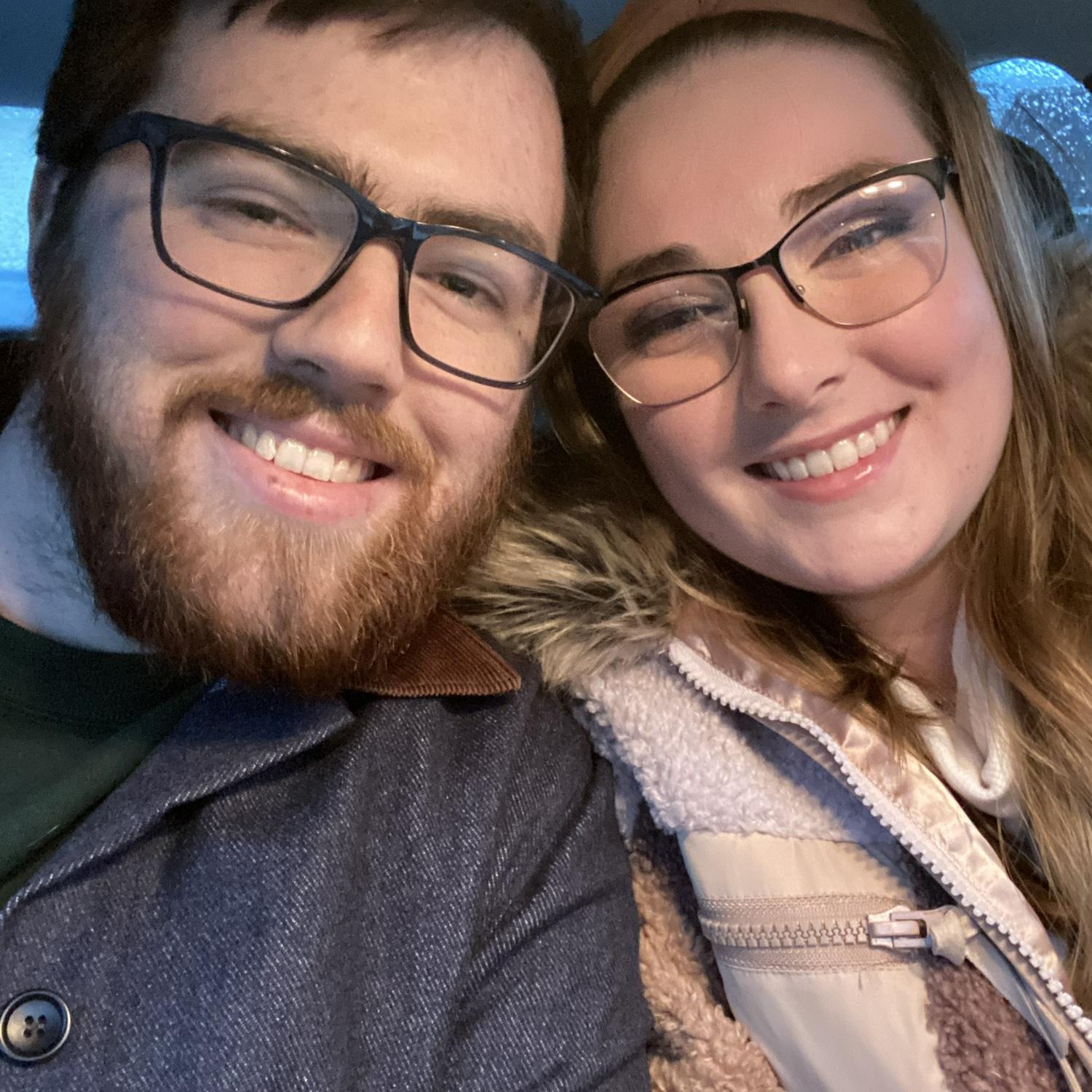 Our first anniversary selfie