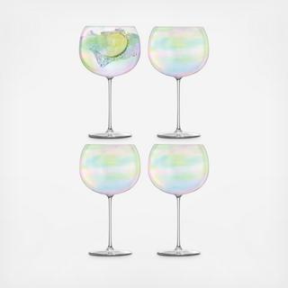 Bubble Balloon Wine Glass, Set of 4