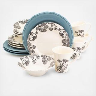 Savannah 16-Piece Dinnerware Set, Service for 4