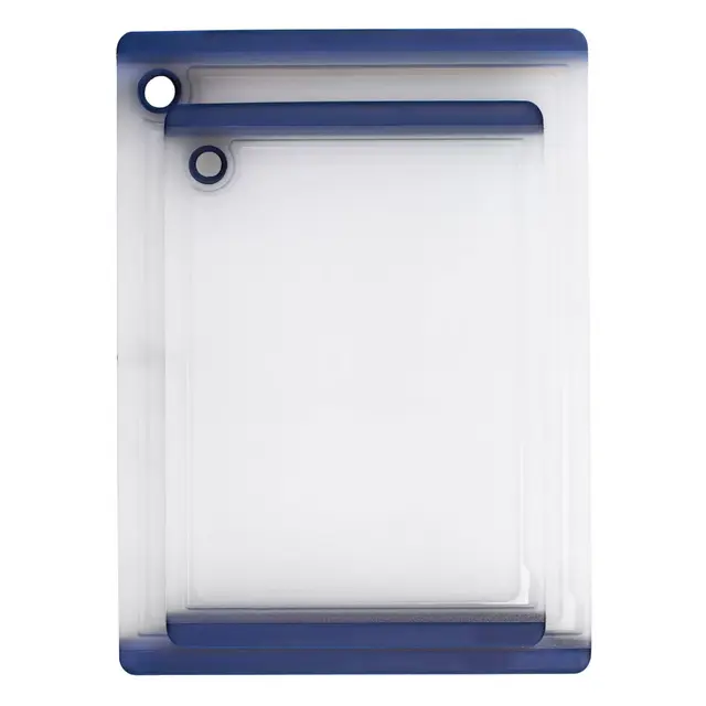 Simply Essential™ 2-Piece Cutting Board Set in White/Navy