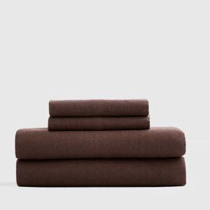 Linen Sheets | Quince in Espresso