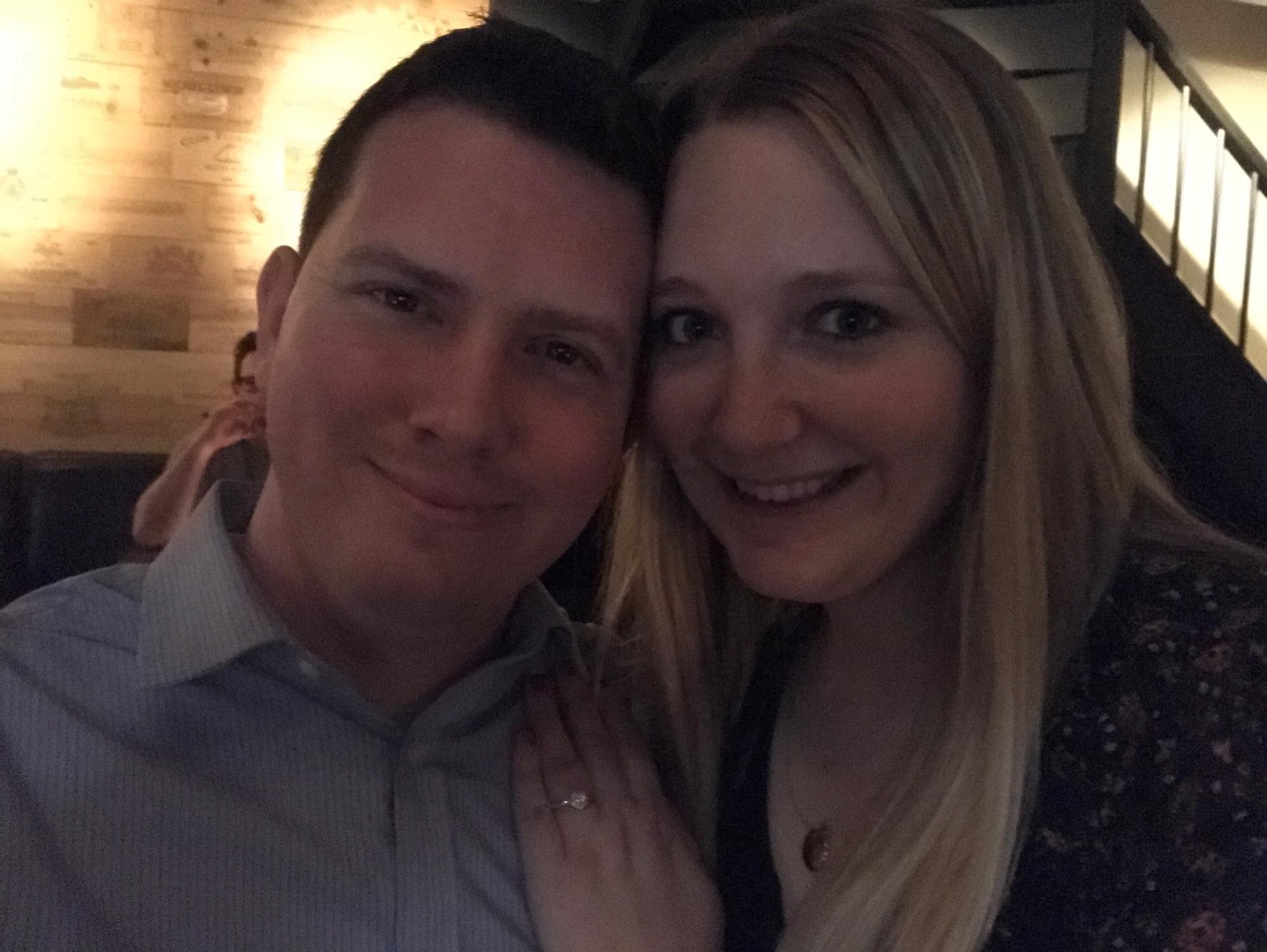 The night we got engaged! Rotterdam, January 26, 2019