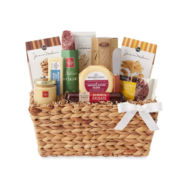 Hickory Farms Gourmet Charcuterie Gift Basket, 12 Piece