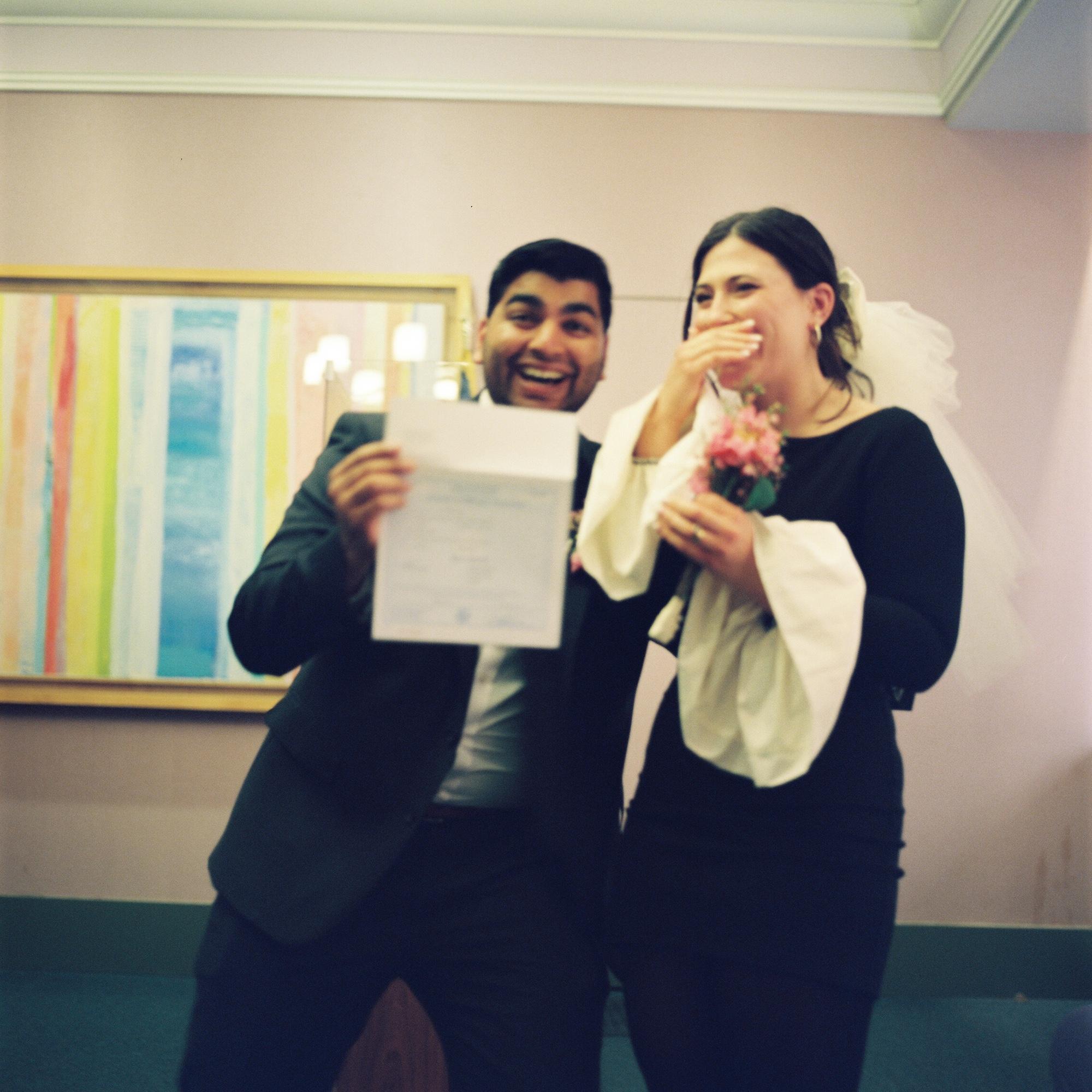 Legally married in NYC!!