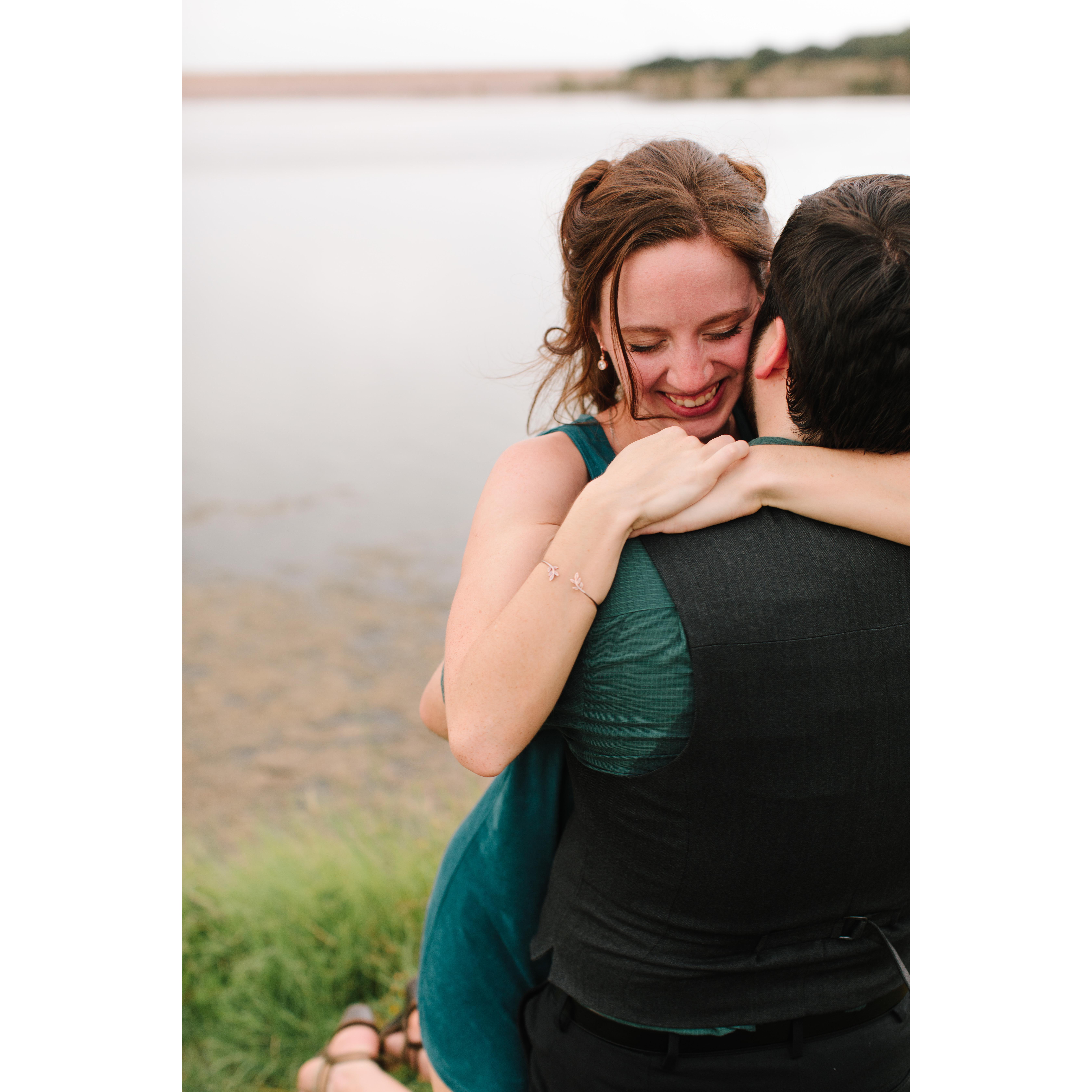 "A proper hug is like an emotional Heimlich. Someone puts their arms around you and squeezes you and your fear and anxiety come shooting out of your mouth in a big wet wad and you can breathe again!"