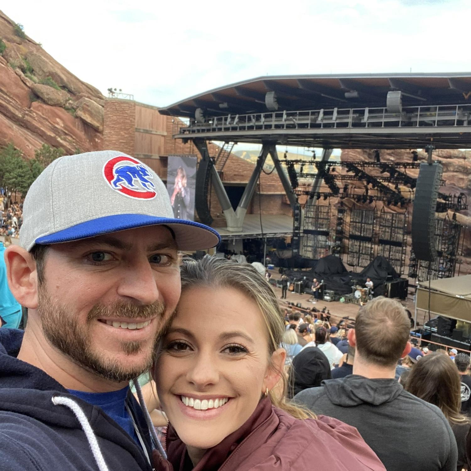First Red Rocks show. Michael fan girled hard over TBS.