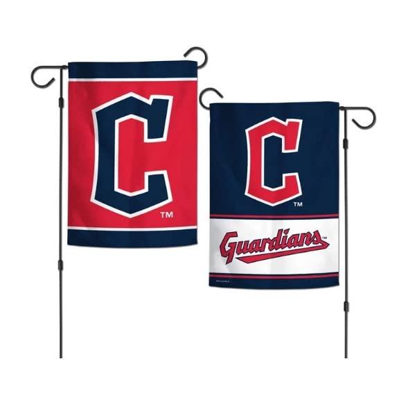 MLB Cleveland Indians 12x18 Garden Style 2 Sided Flag, One Size, Team Color