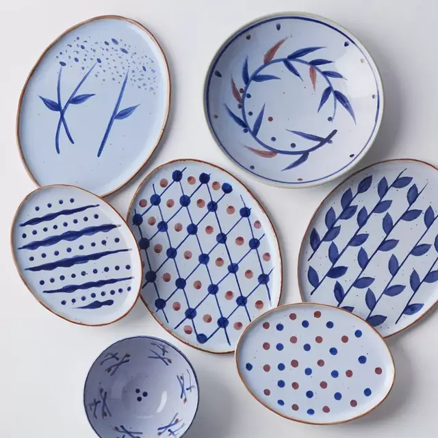 Dansk Vandvid Ceramics by Niels Refsgaard - Set of 7