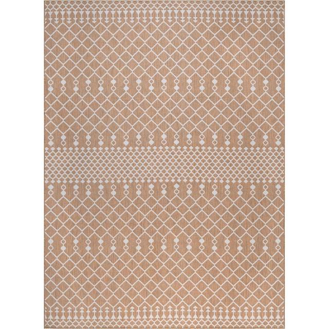 Nourison Positano Moroccan Outdoor Rug Jute 8' x 10'