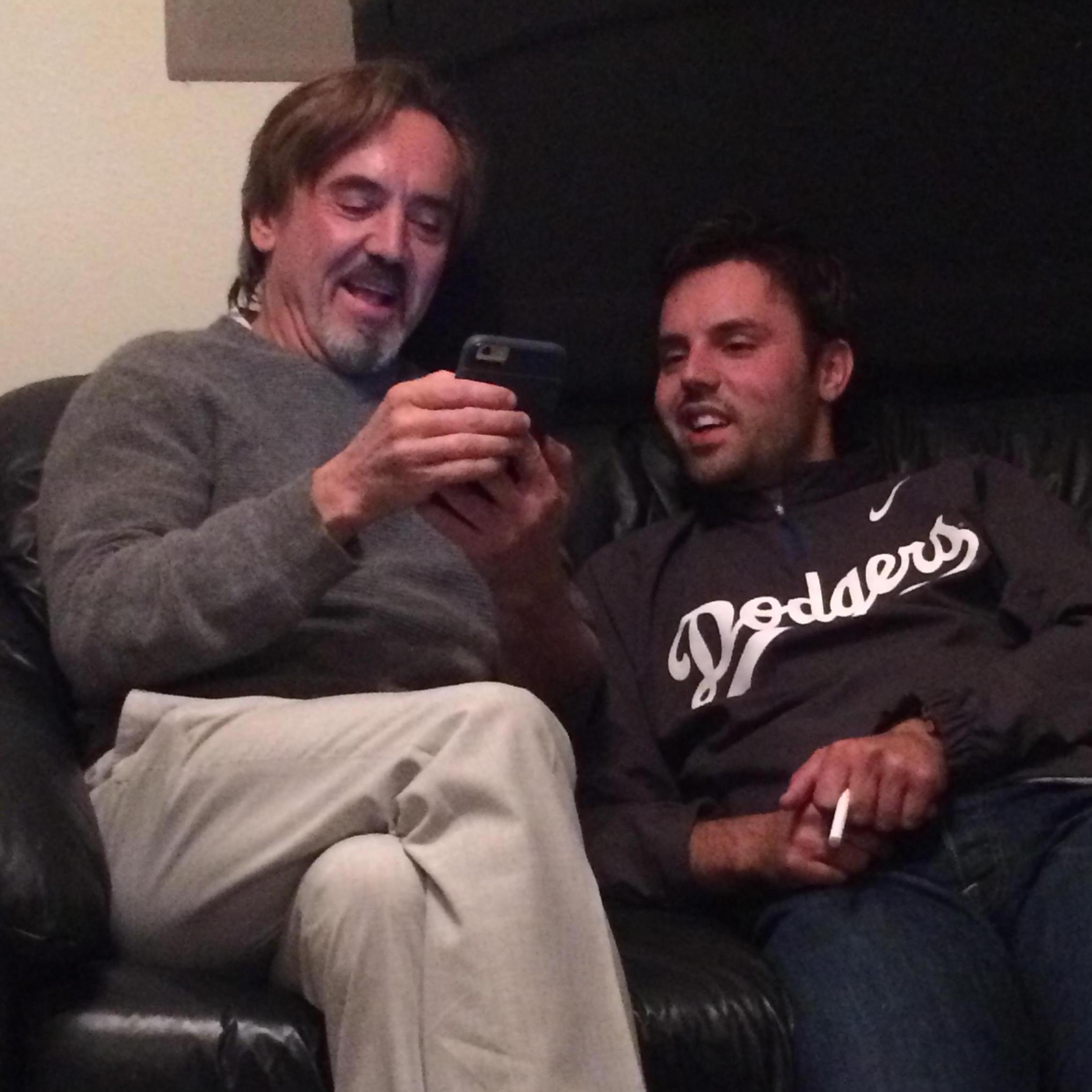 visiting Bogdan's dad in Texas
