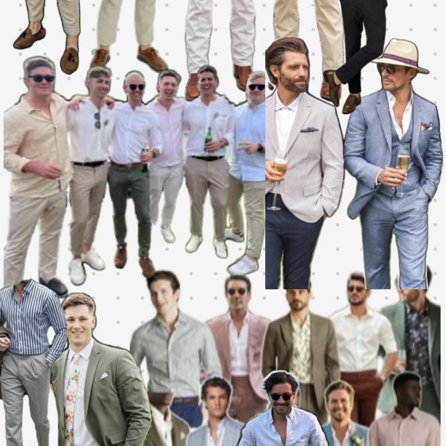 please refrain from any denim, you deserve to dress up too!