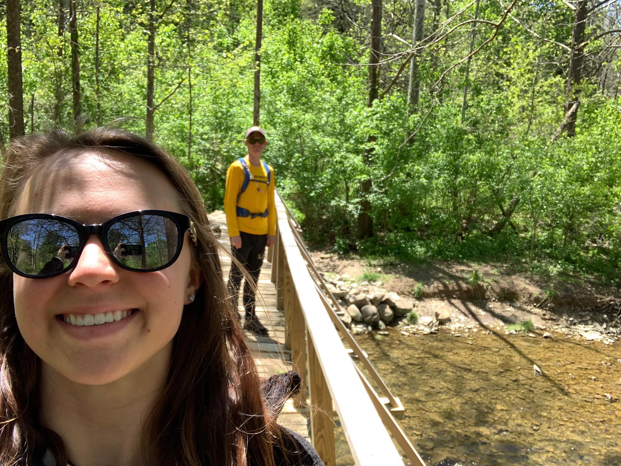 our last hike in Virginia that passed through a cow pasture
