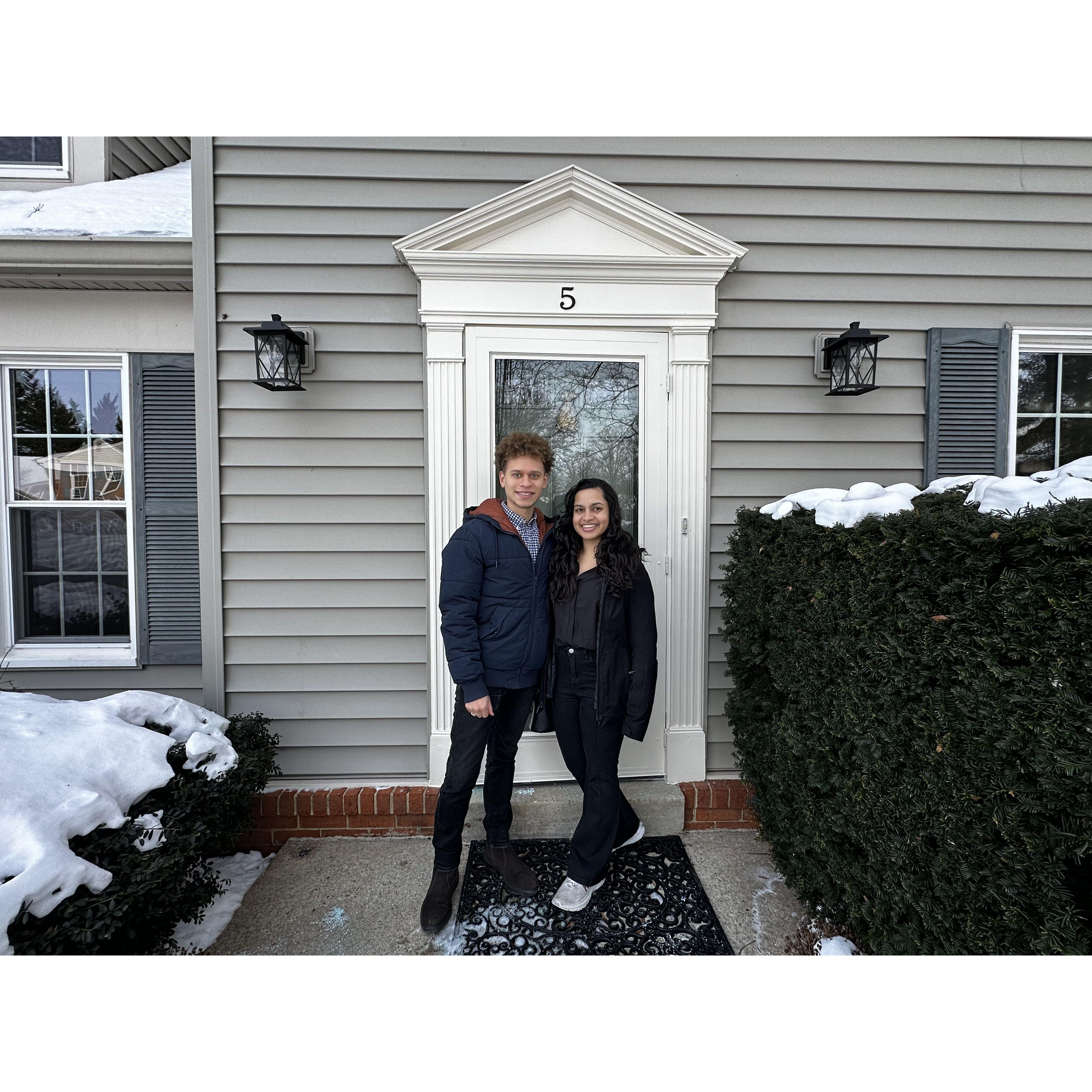 Almost as serious as marriage itself - we bought our first home together! January 2025