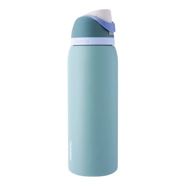 Owala 40oz FreeSip Stainless Steel Water Bottle - Misty Meadow: Insulated, Leakproof, BPA-Free