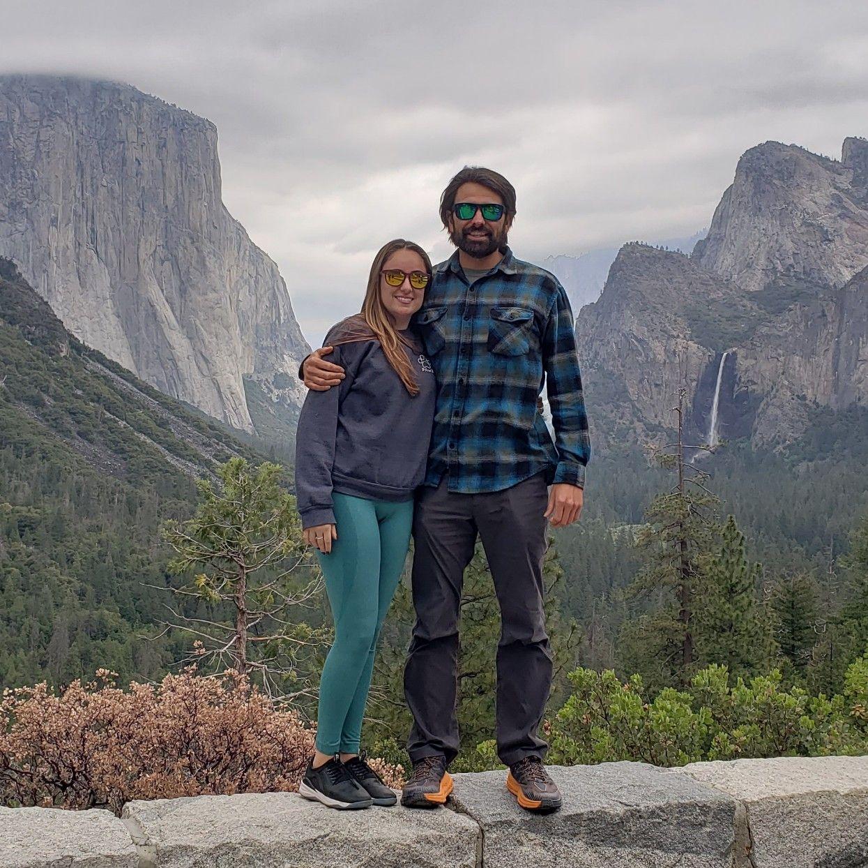 Our first trip to Yosemite, CA together.
