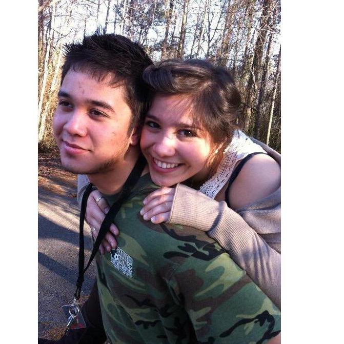 First photo, CJ, 16 and Nathalie, 18