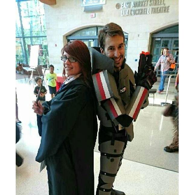 Our very first picture together... of course it was at ComicCon