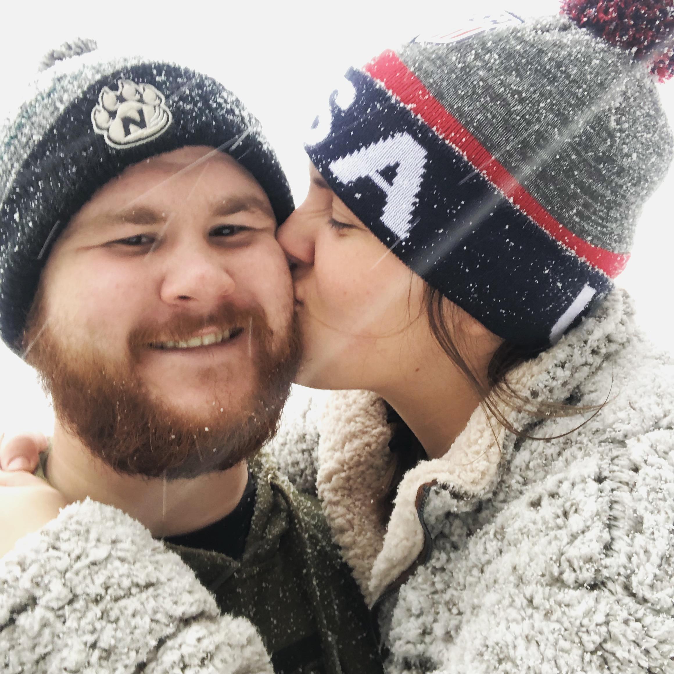 One of the many highlights from a family ski/snowboarding trip that Cooper and Michelle took.