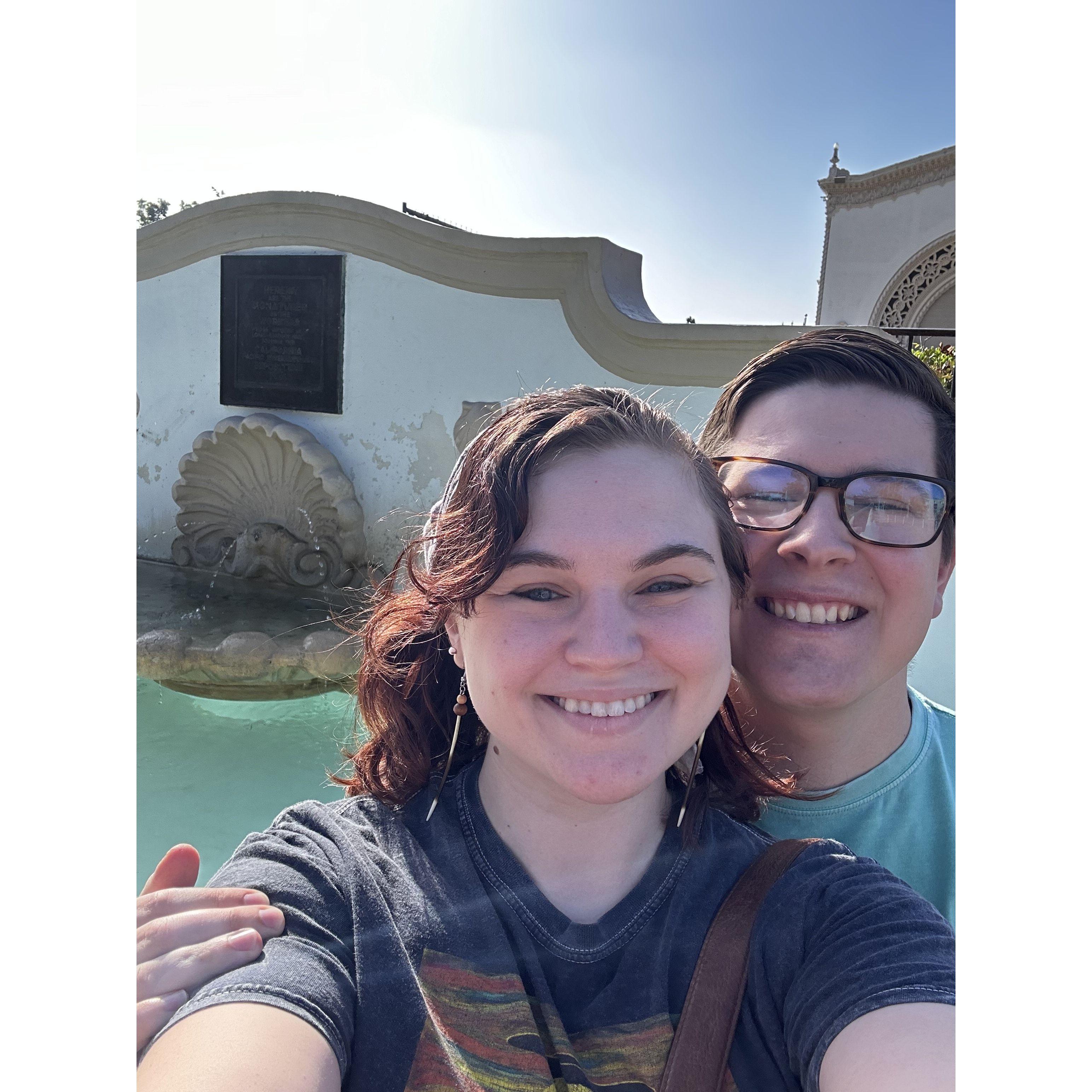 This was on our trip to San Diego!