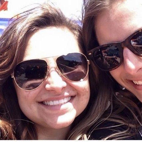 Anna and HBIC, Meghan, circa 2014