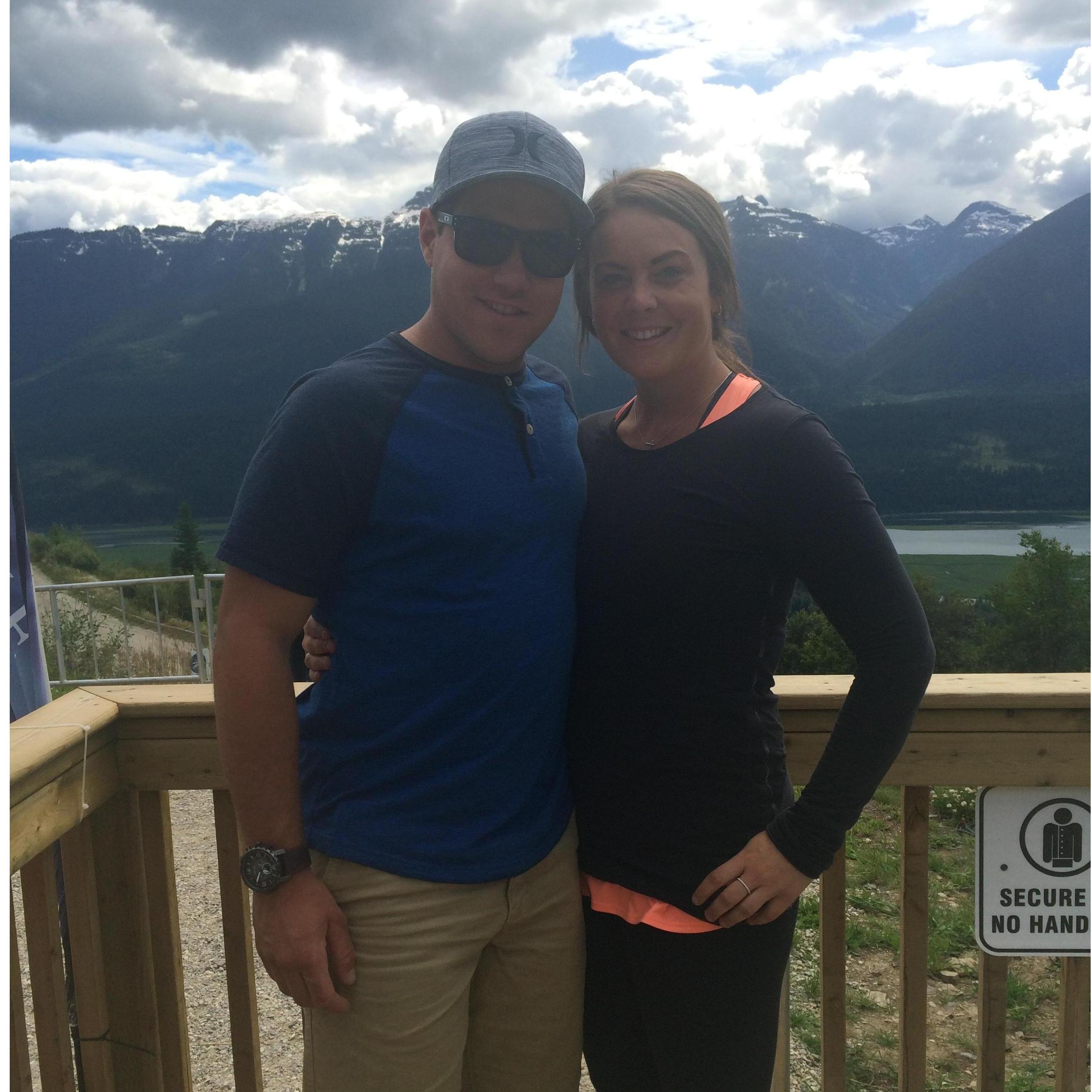 Our first trip together to meet to meet our BC family!