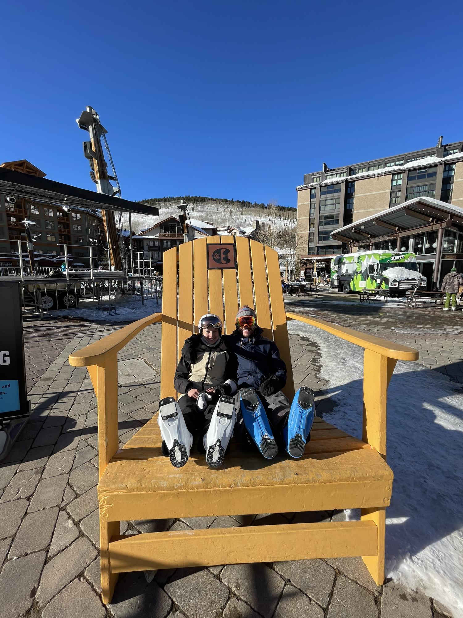 Copper Mountain, Colorado. Another stop on our engagement ski trip.