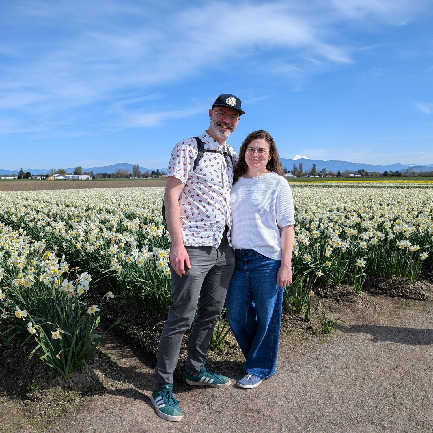 3 months of dating! Tulip Festival, Mt Vernon, WA