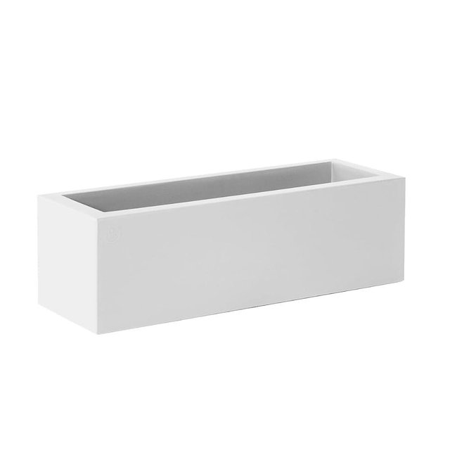 newgarden Jara 24" Rectangular Planter – Modern Indoor & Outdoor Plant Pot – Lightweight Durable Polyethylene – UV Resistant Flower Box for Patio, Balcony and Garden