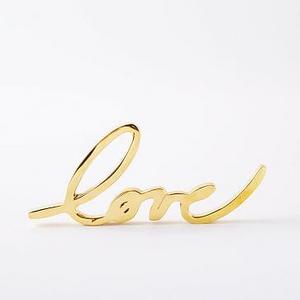 Brass Word Objects, Love